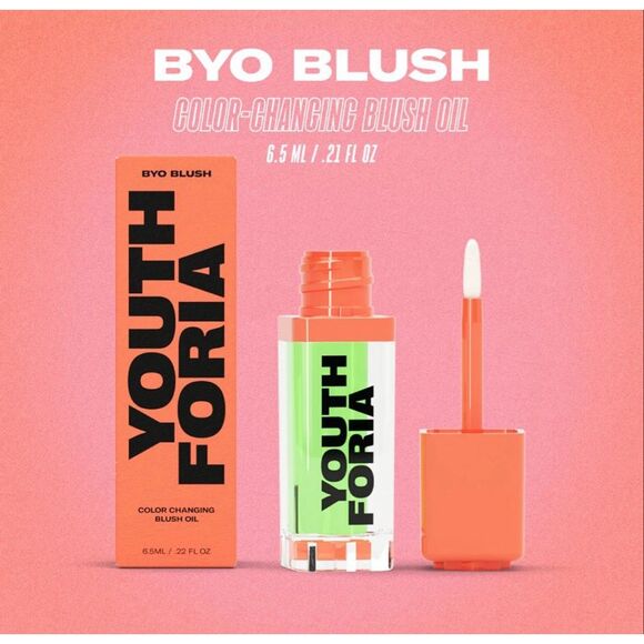 YOUTH FORIA - NWT BY0 Blush Color-Changing Blush Oil/Chemical Reaction/.21 fl oz - Picture 7 of 8